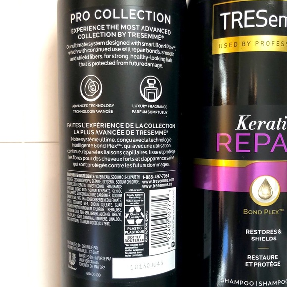 TRESemme Keratin Repair Shampoo Set of 2 Restores & Shields - Picture 3 of 3
